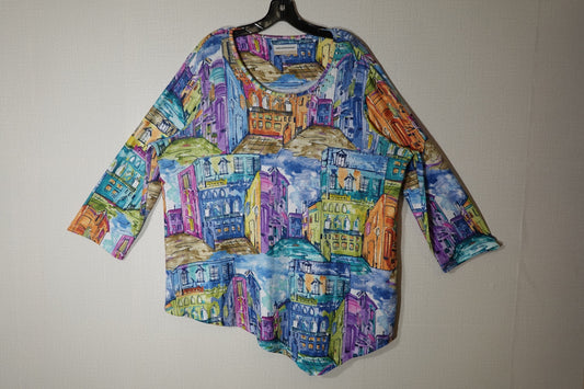 Alfred Dunner, 3/4 Sleeve Top, 3X