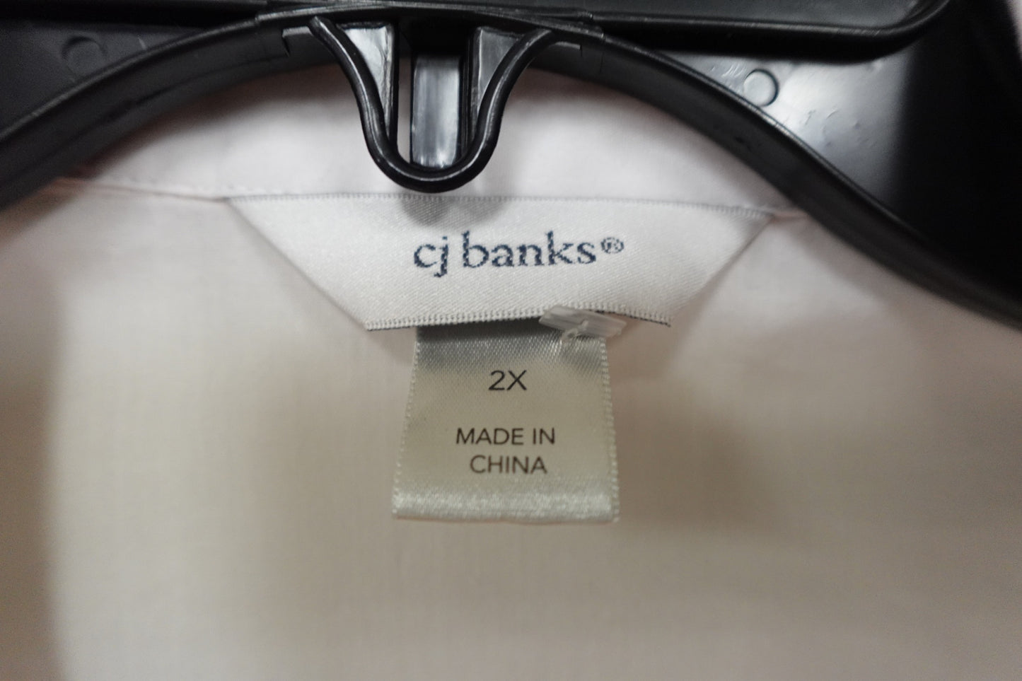 CJ Banks, 3/4 SLEEVE TOP, 2X