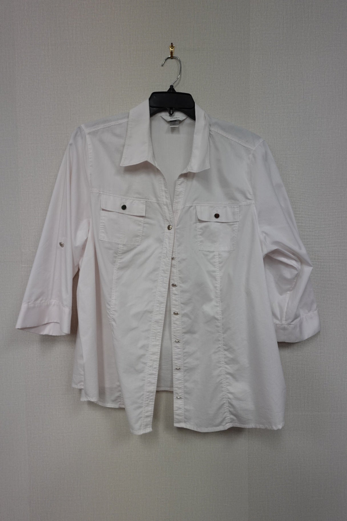 CJ Banks, 3/4 SLEEVE TOP, 2X