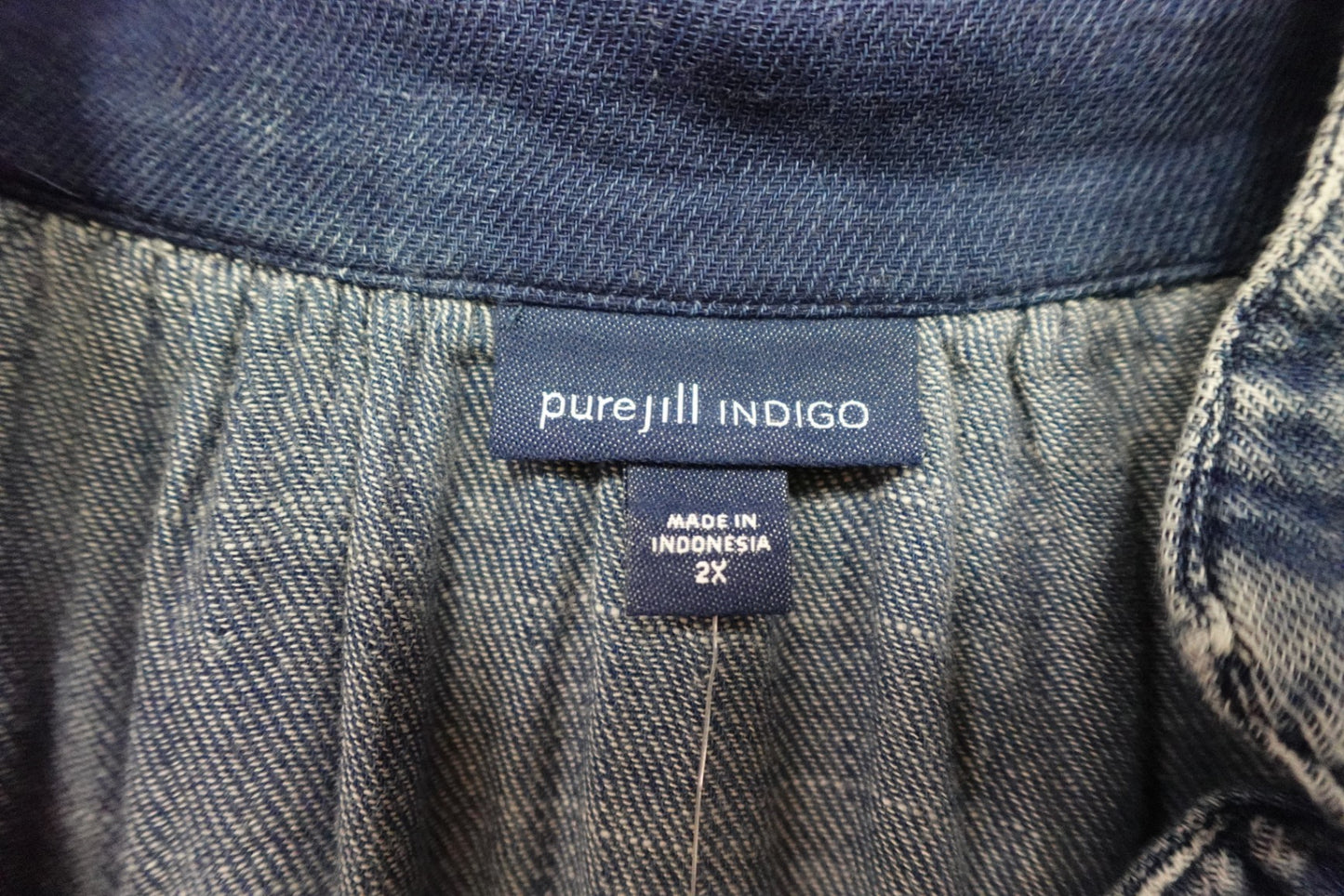 Pure Jill Indigo, NEW Dress, 2X