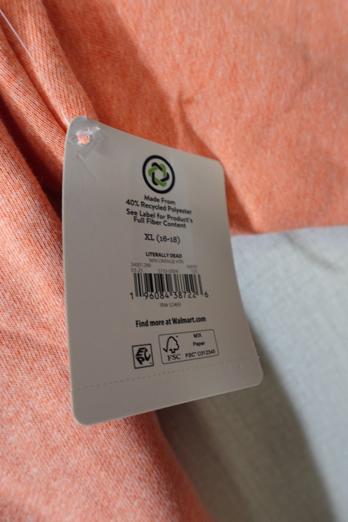 Way To Celebrate, New Long Sleeve Top, 16/18