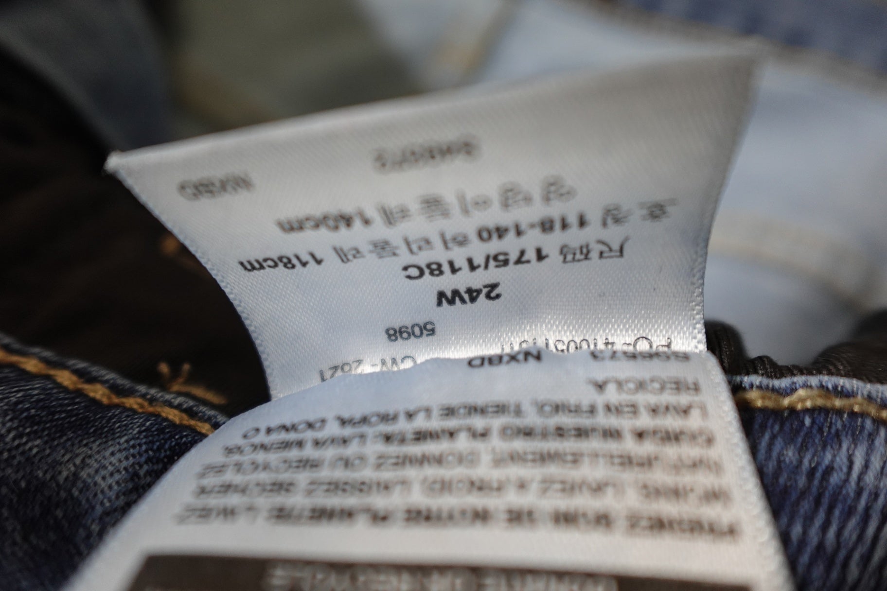 Denizen Levis, JEANS- skinny, 24W