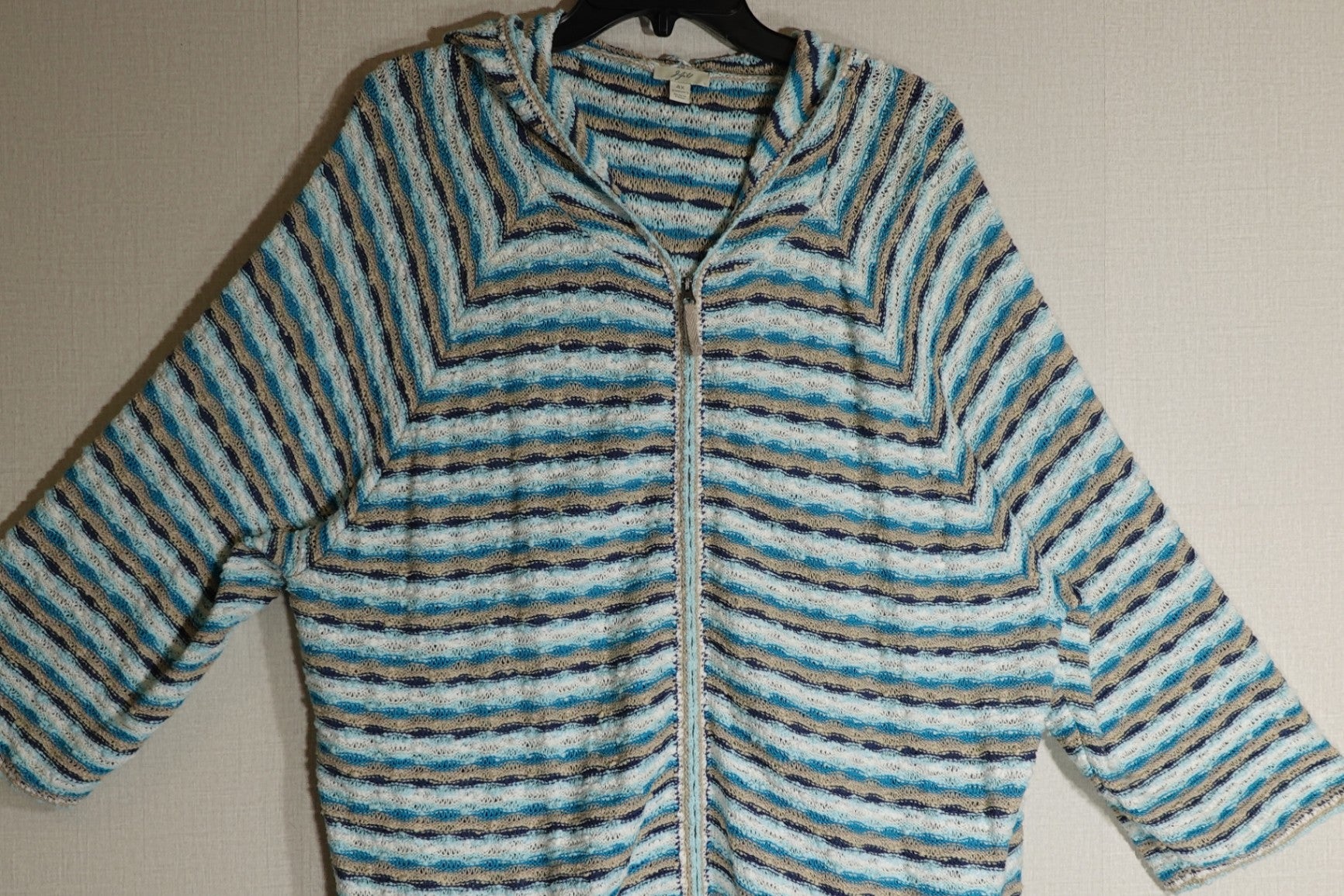 J Jill, Cardigan w/ hood, 4X