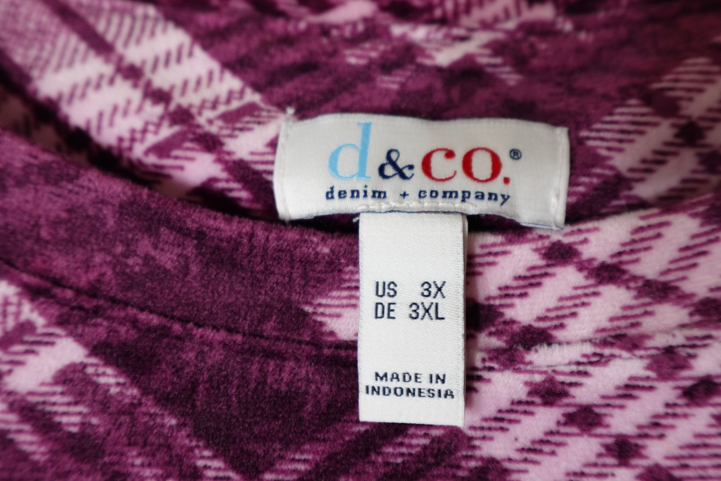 D&CO, Pajama Set, 2X (pants) 3X (tops)