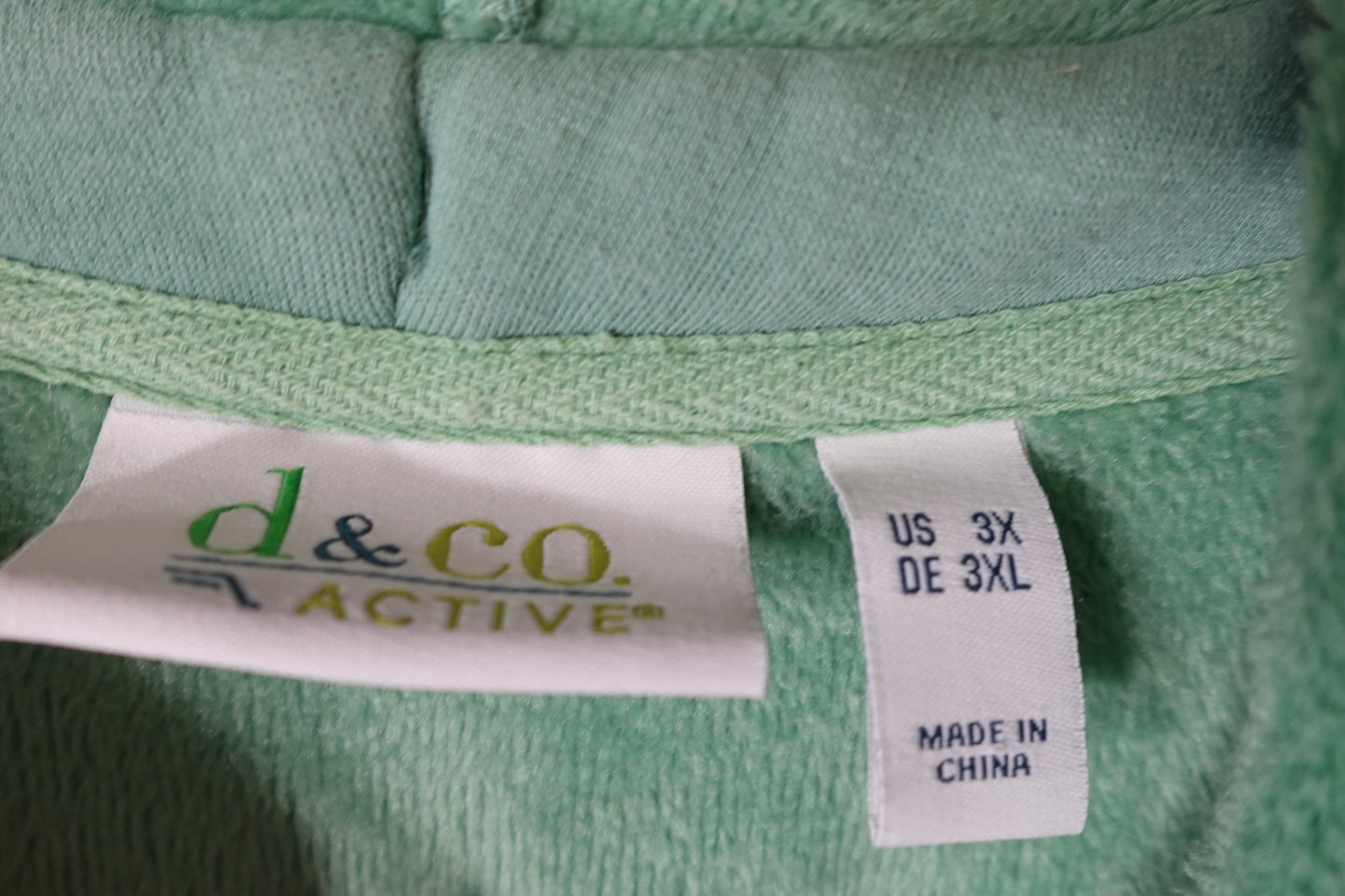 D & CO active, Long Sleeve Top,3X