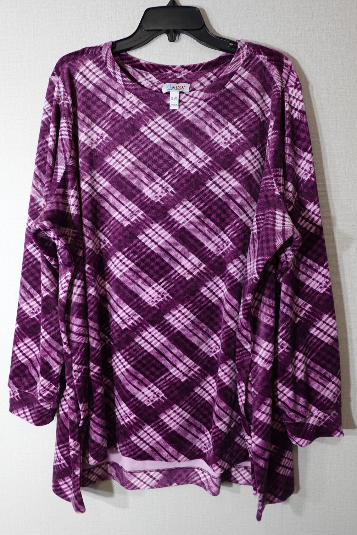 D&CO, Pajama Set, 2X (pants) 3X (tops)