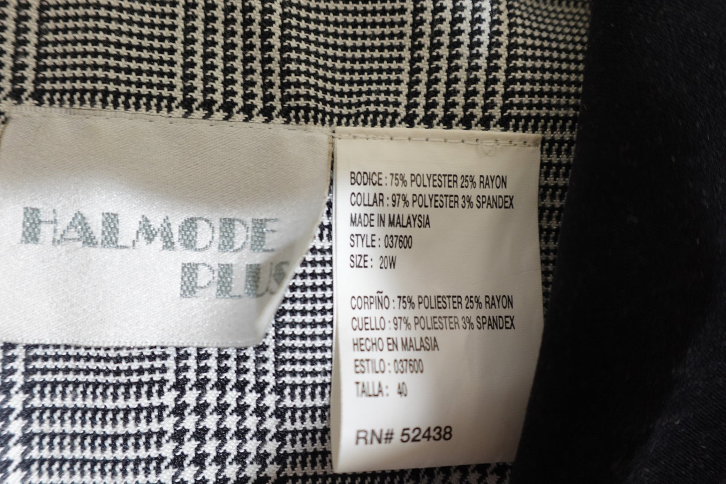 halmode, Long Sleeves Top, 20W