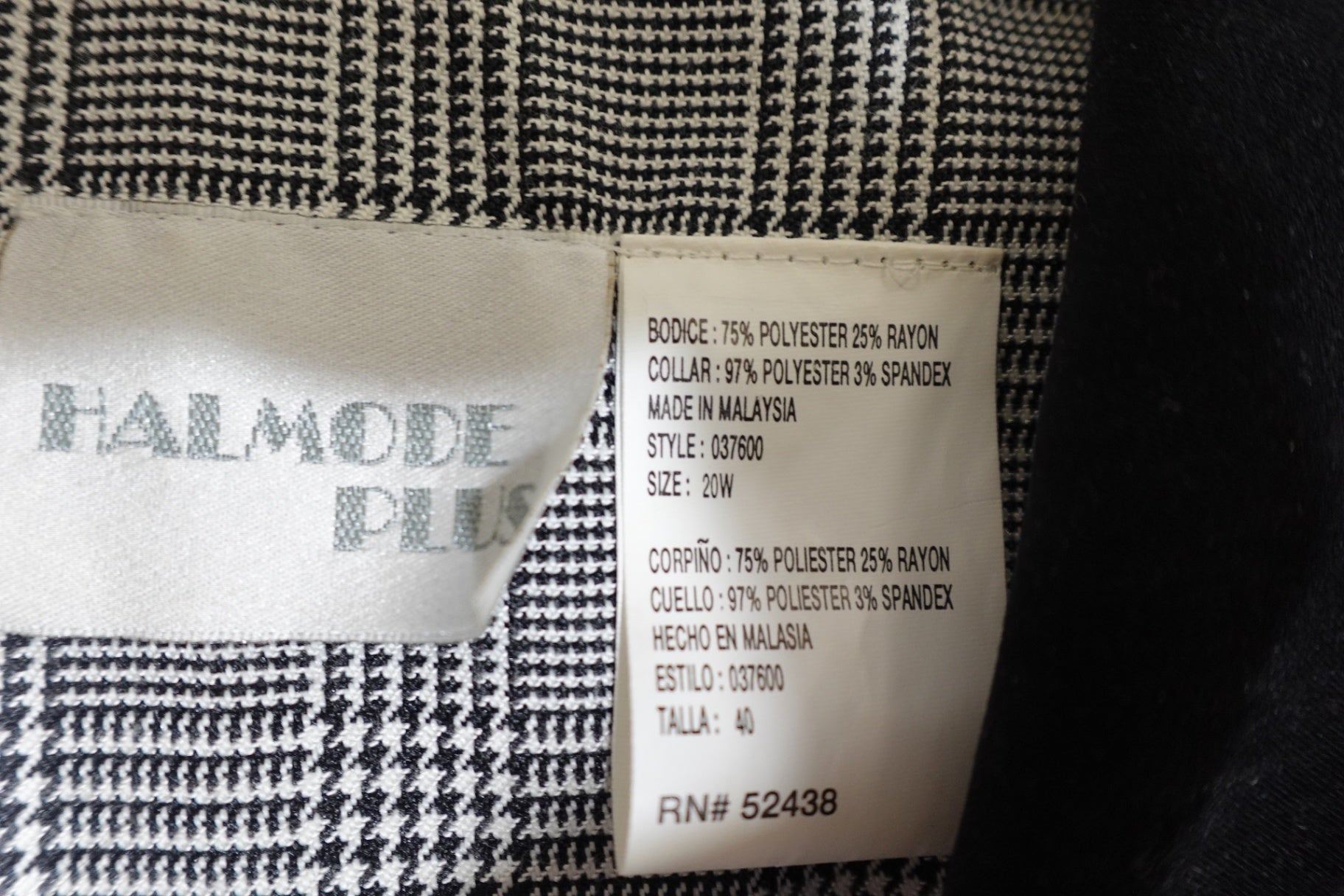 halmode, Long Sleeves Top, 20W