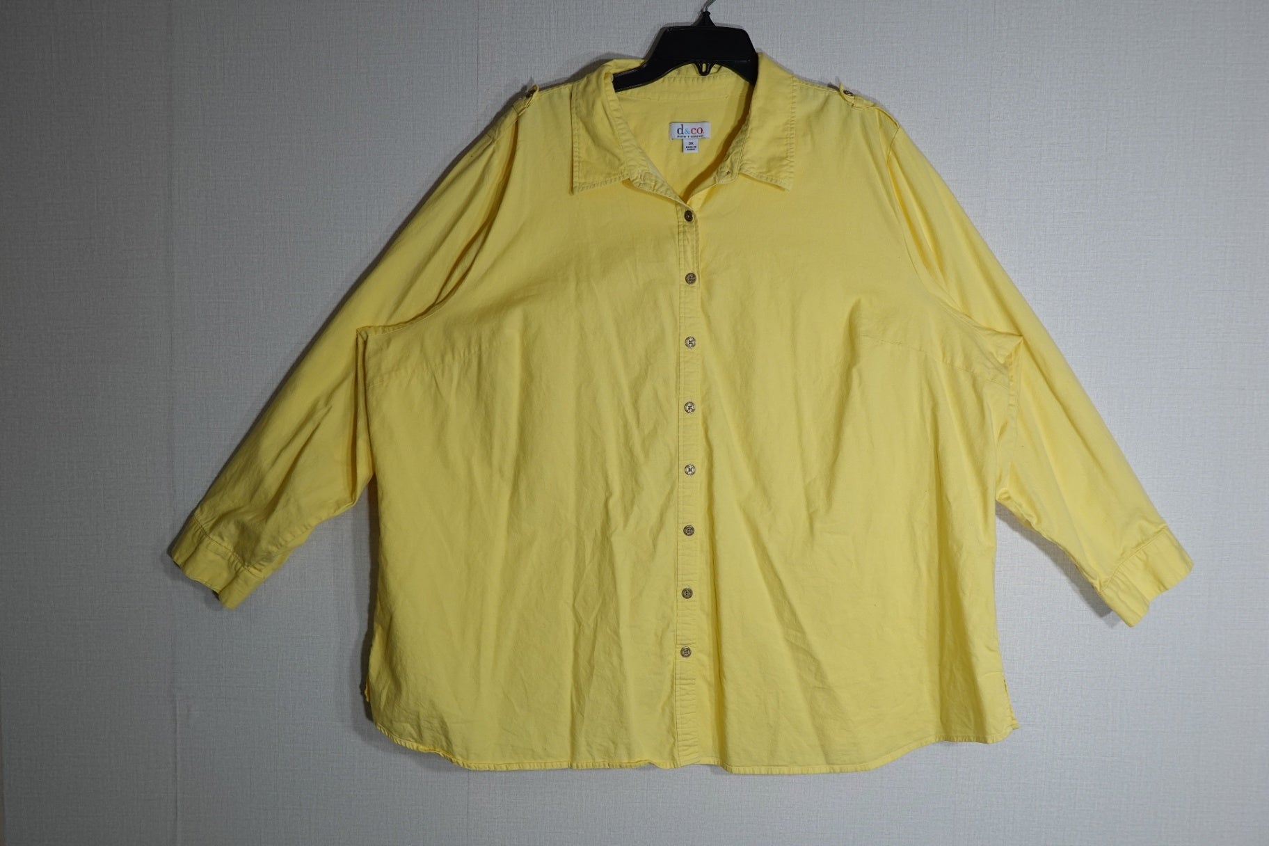 D&CO, LONG SLEEVES TOP, 3X