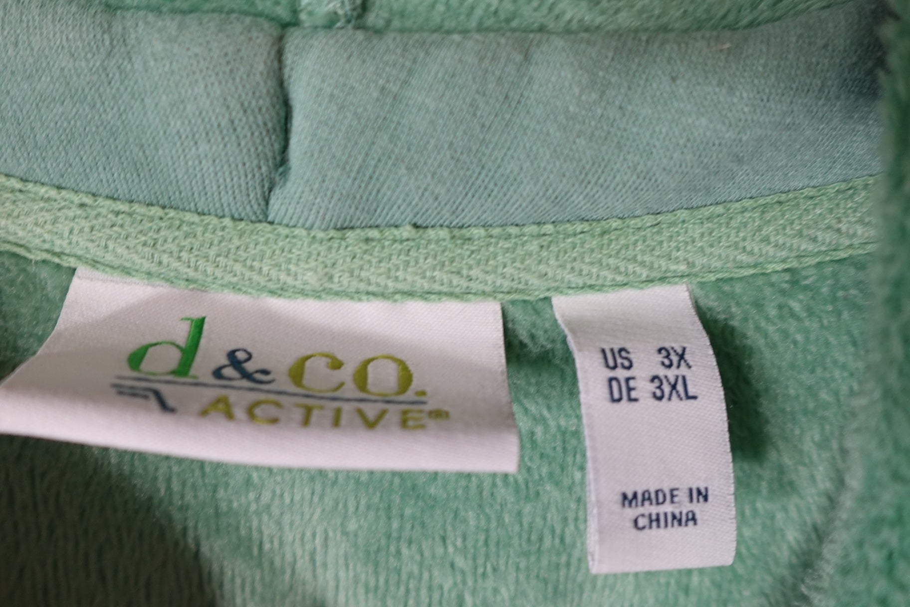 D & CO active, Long Sleeve Top,3X