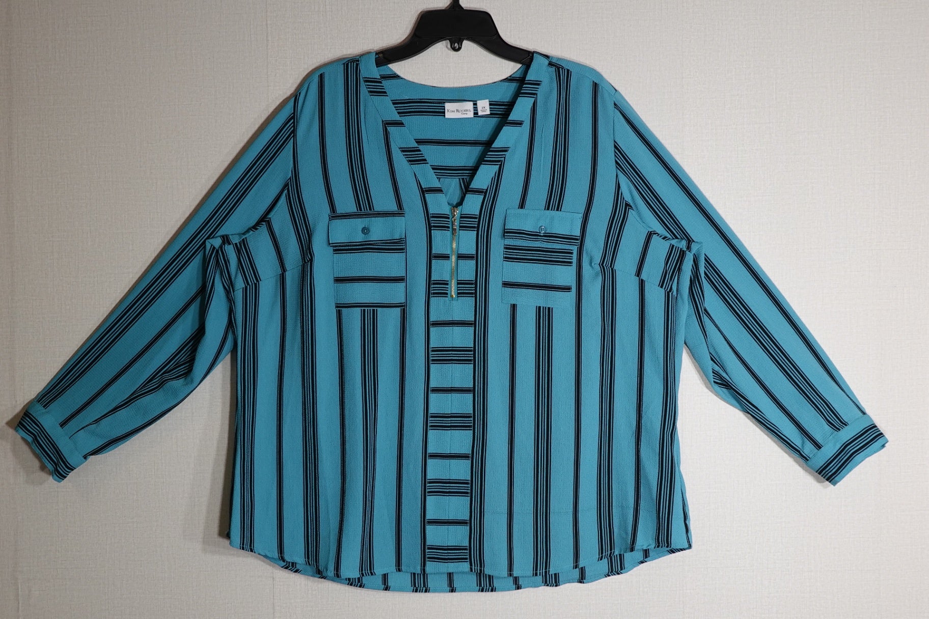 Kim Rogers, Long Sleeves Top, 2X