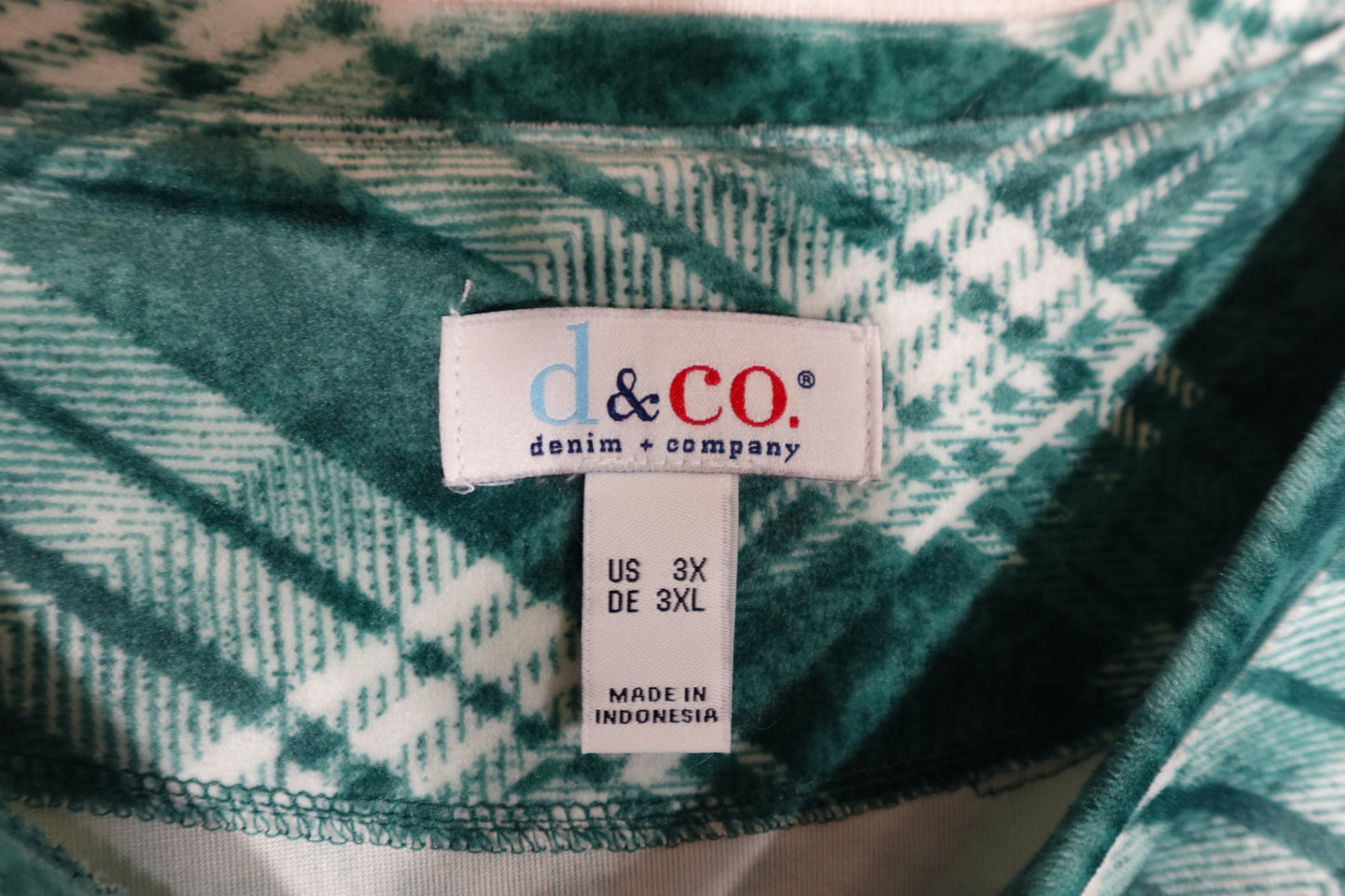 D&CO, Pajama Set, 2X (pants) 3X (tops)