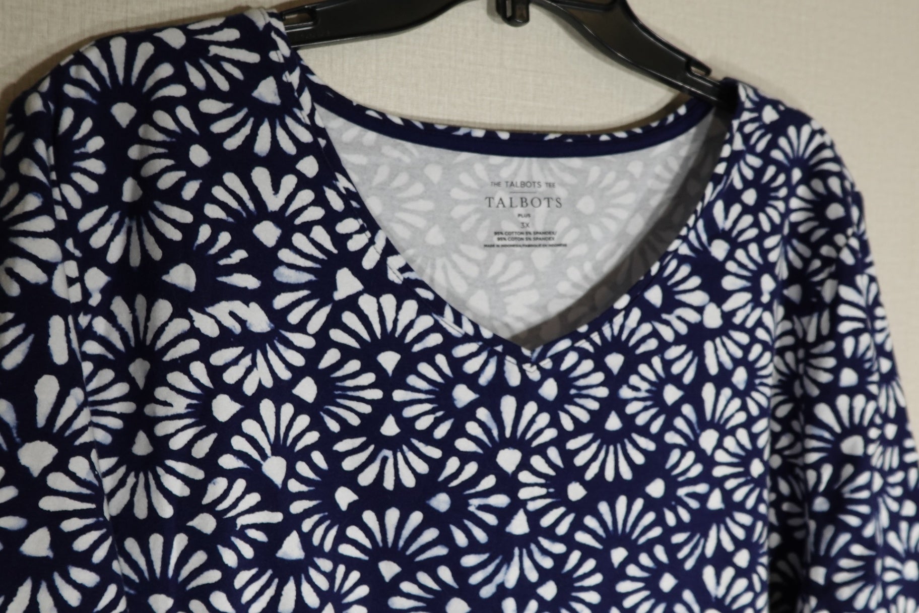 TALBOTS, short sleeve top, 3X