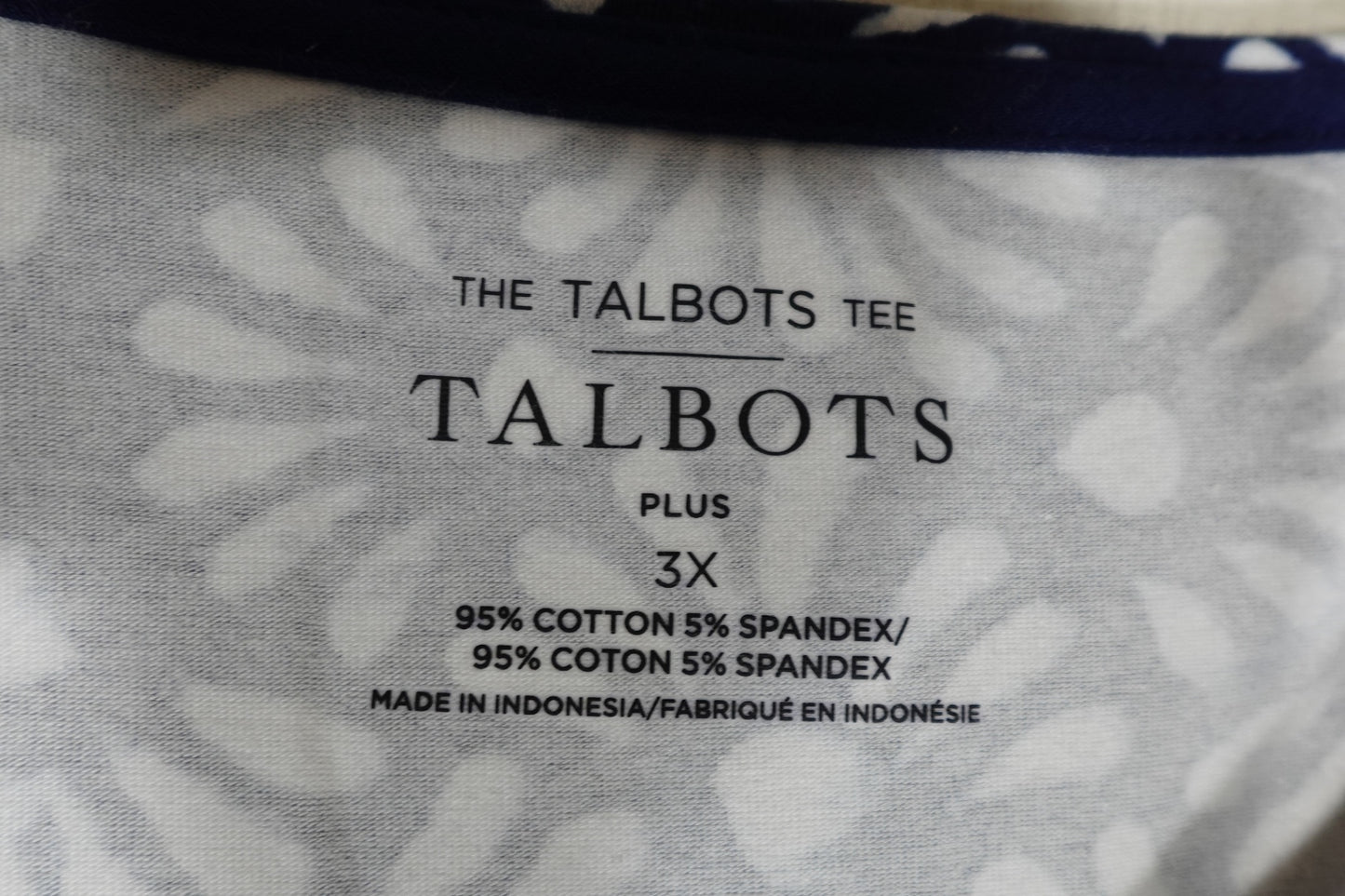 TALBOTS, short sleeve top, 3X