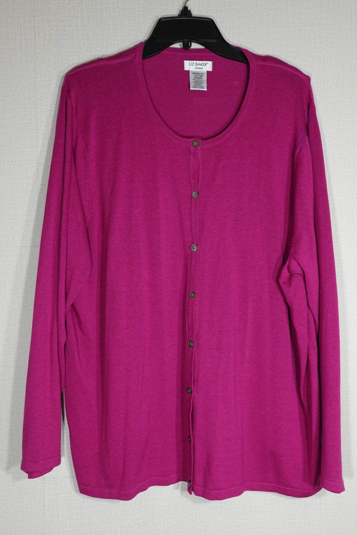 Liz Baker, Cardigan, 3X