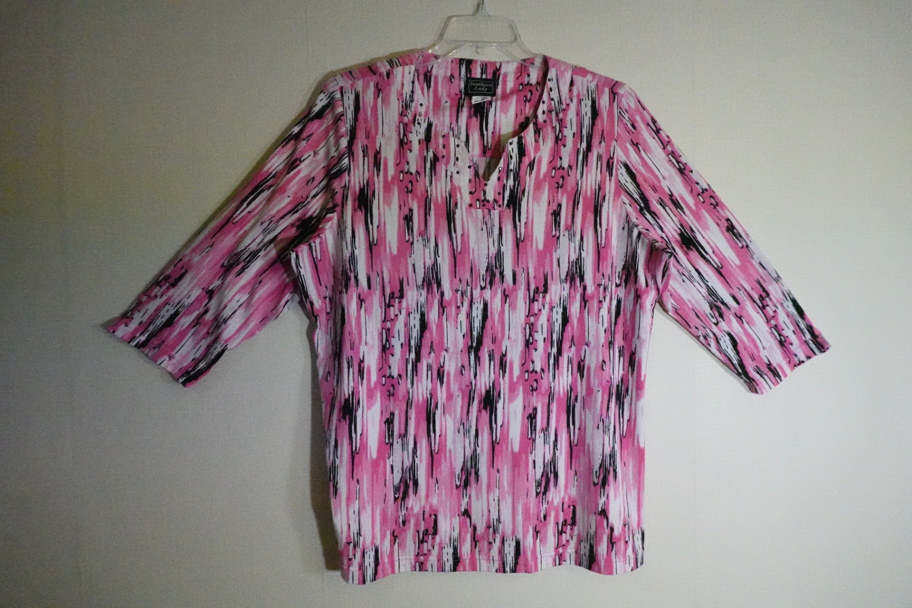 Southern Lady, 3/4 SLEEVE TOP, XL/2X (1X)