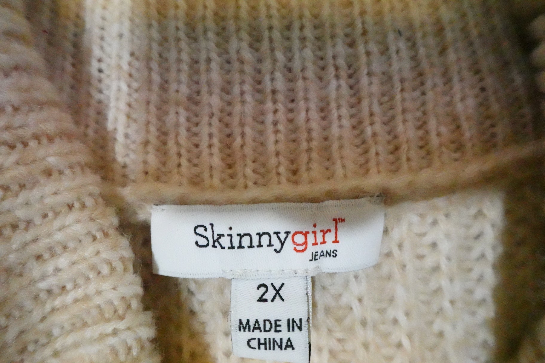 skinny girl, sweater dress, 2X