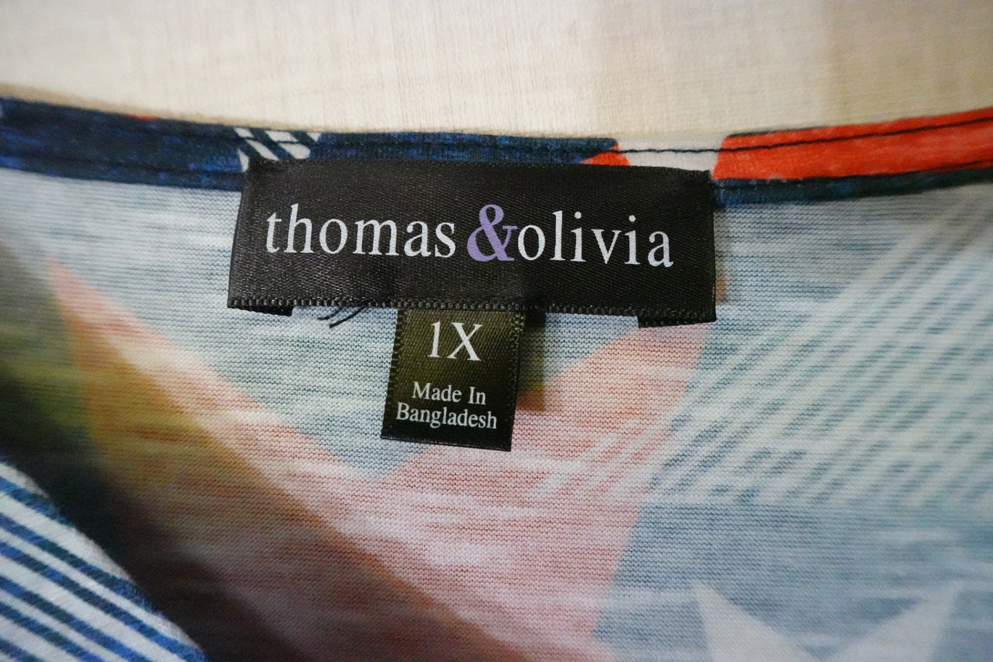 thomas & olivia, Short Sleeve Top, XL (1X)