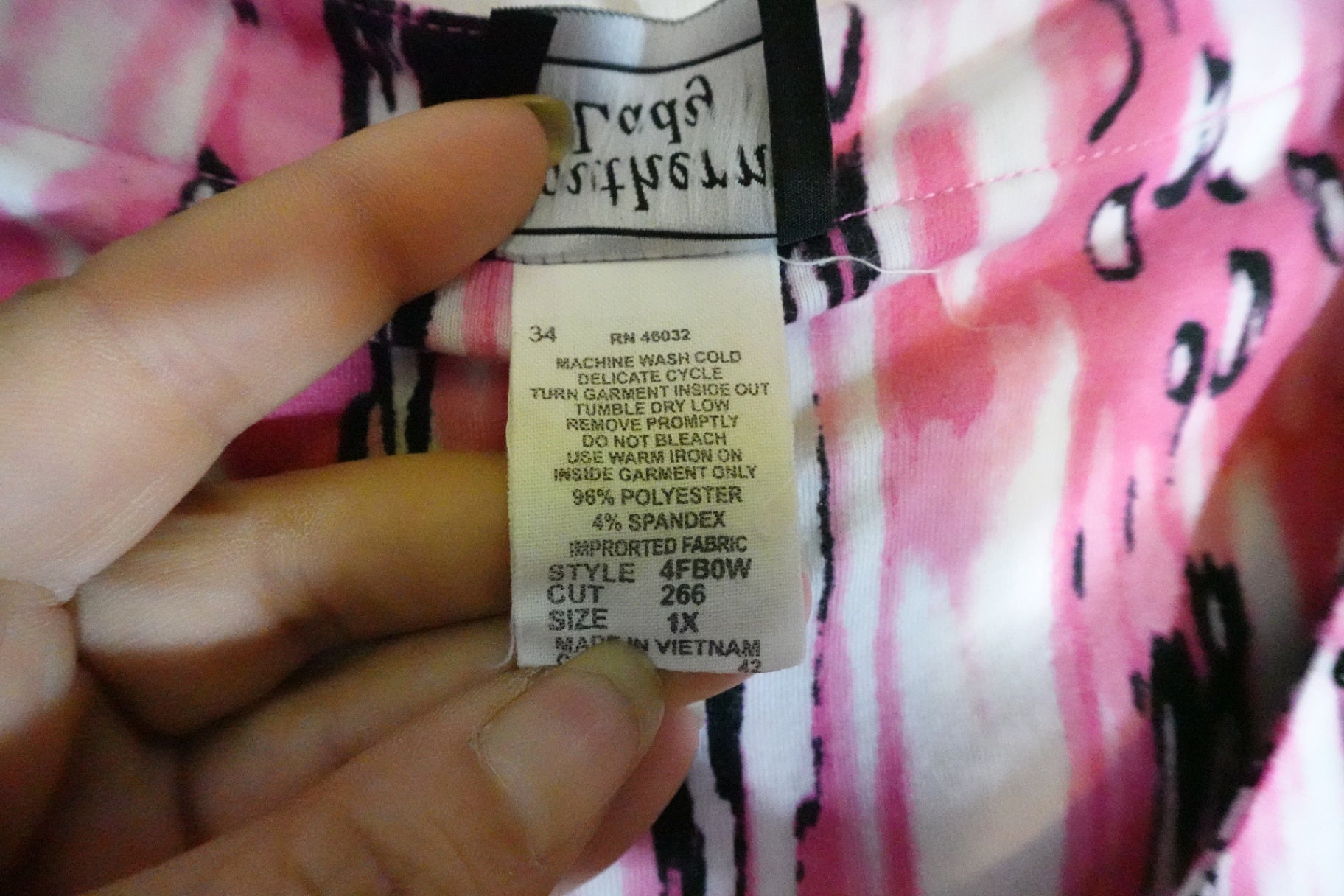 Southern Lady, 3/4 SLEEVE TOP, XL/2X (1X)