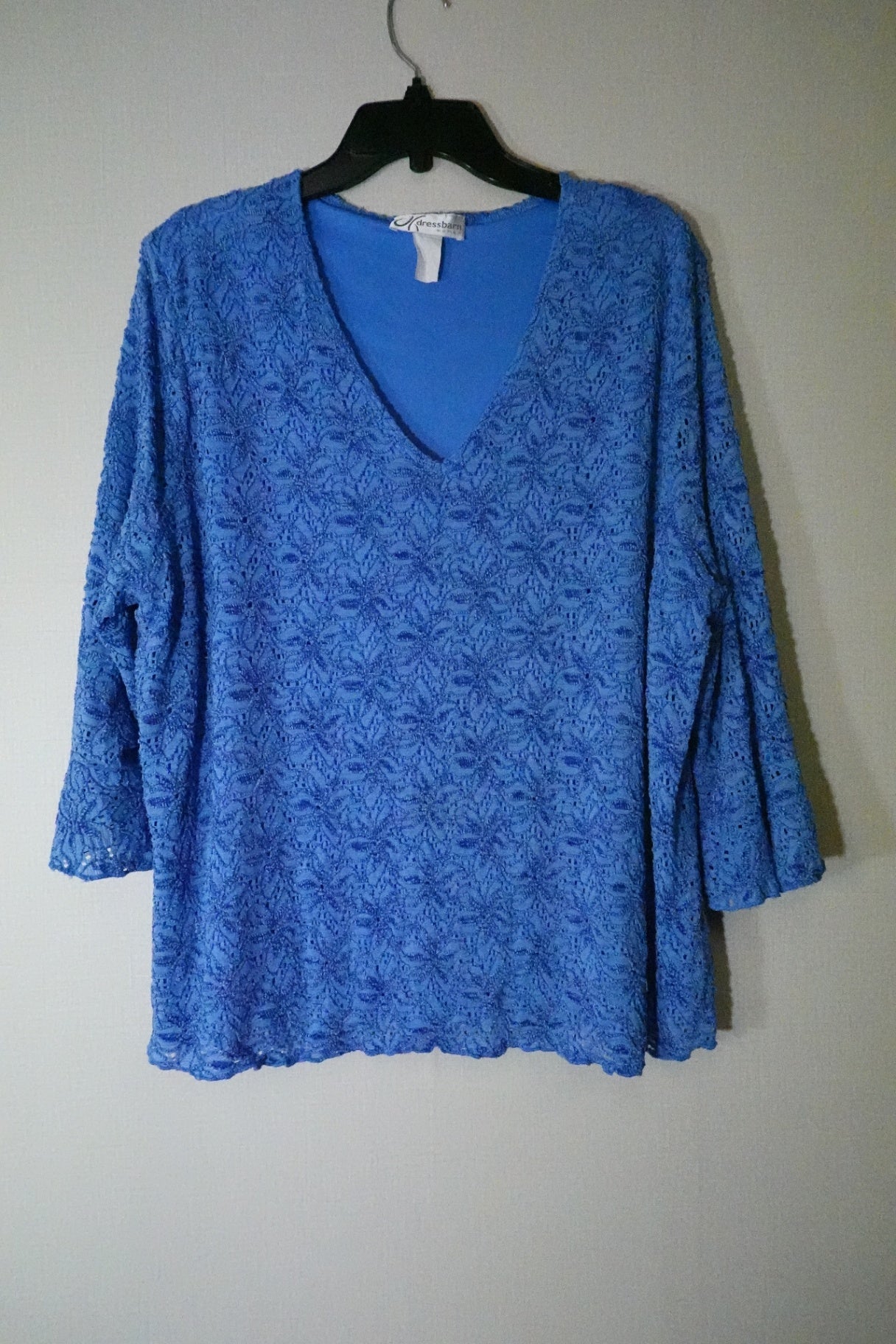 Dressbarn, 3/4 sleeve top, 3X