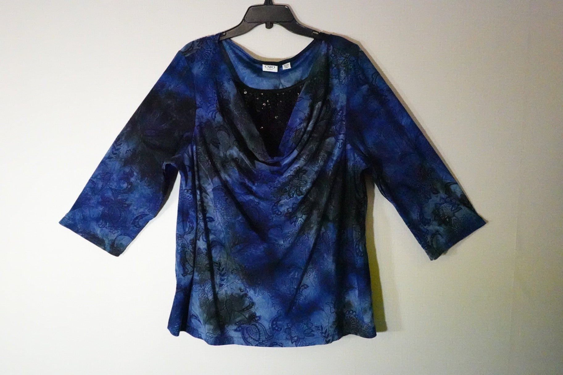 Cato, Long Sleeves Top, 3X
