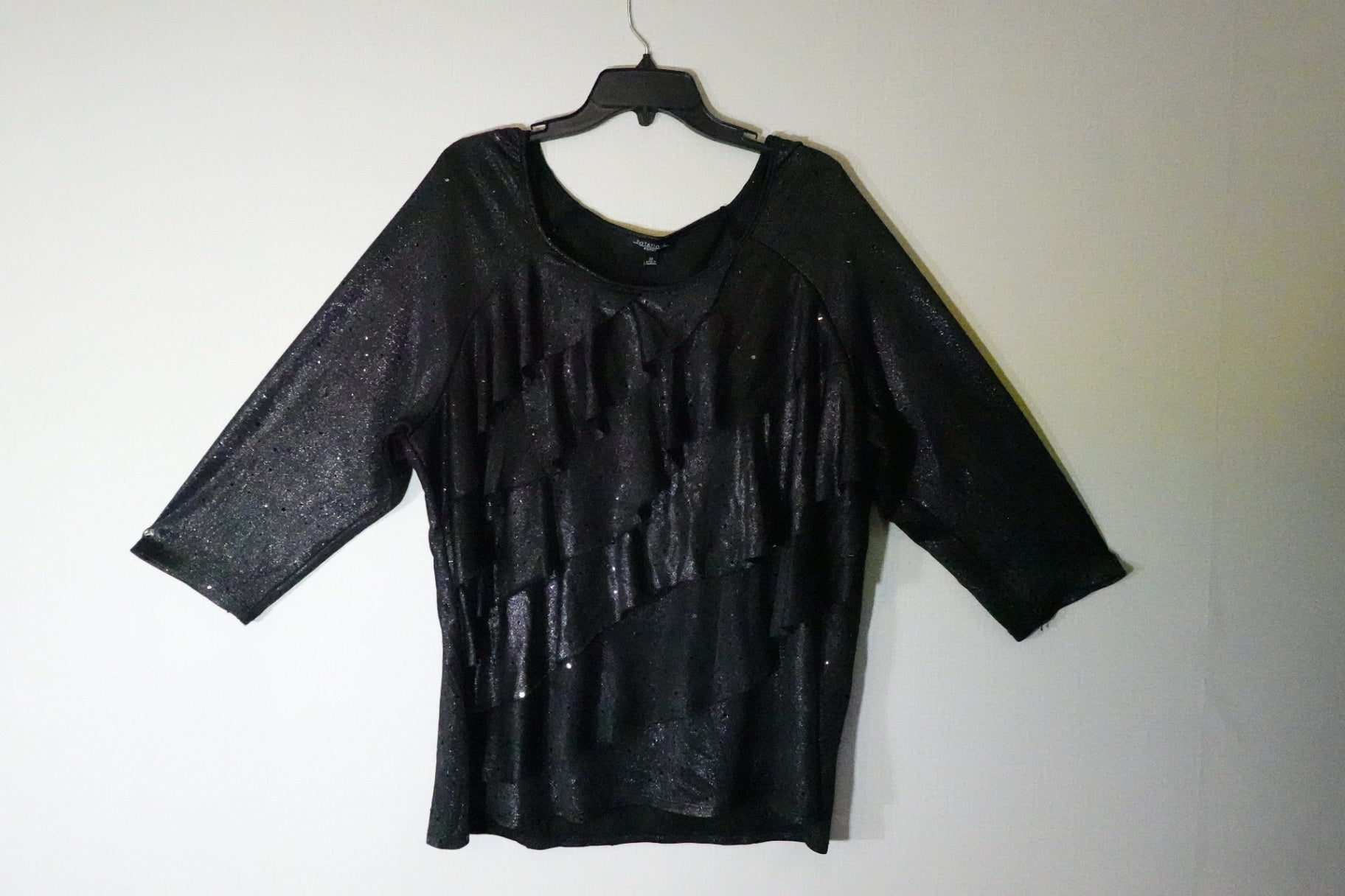 Notations, Long Sleeves Top, 3X