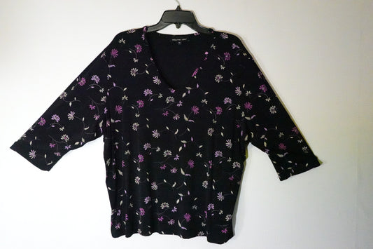 BRIGGS NEW YORK, Long Sleeves Top, 3X