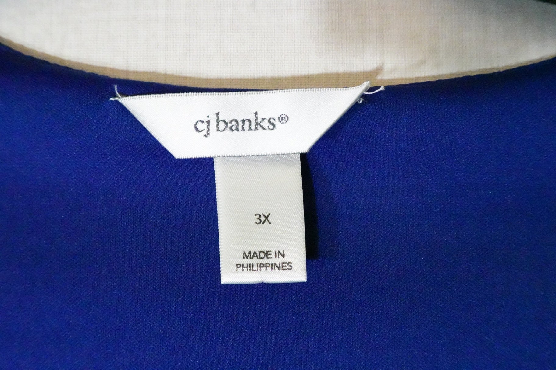 CJ Banks, 3/4 Sleeve Top, 3X