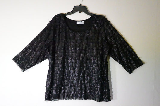 Kim Rogers, 3/4 Sleeve top, 3X