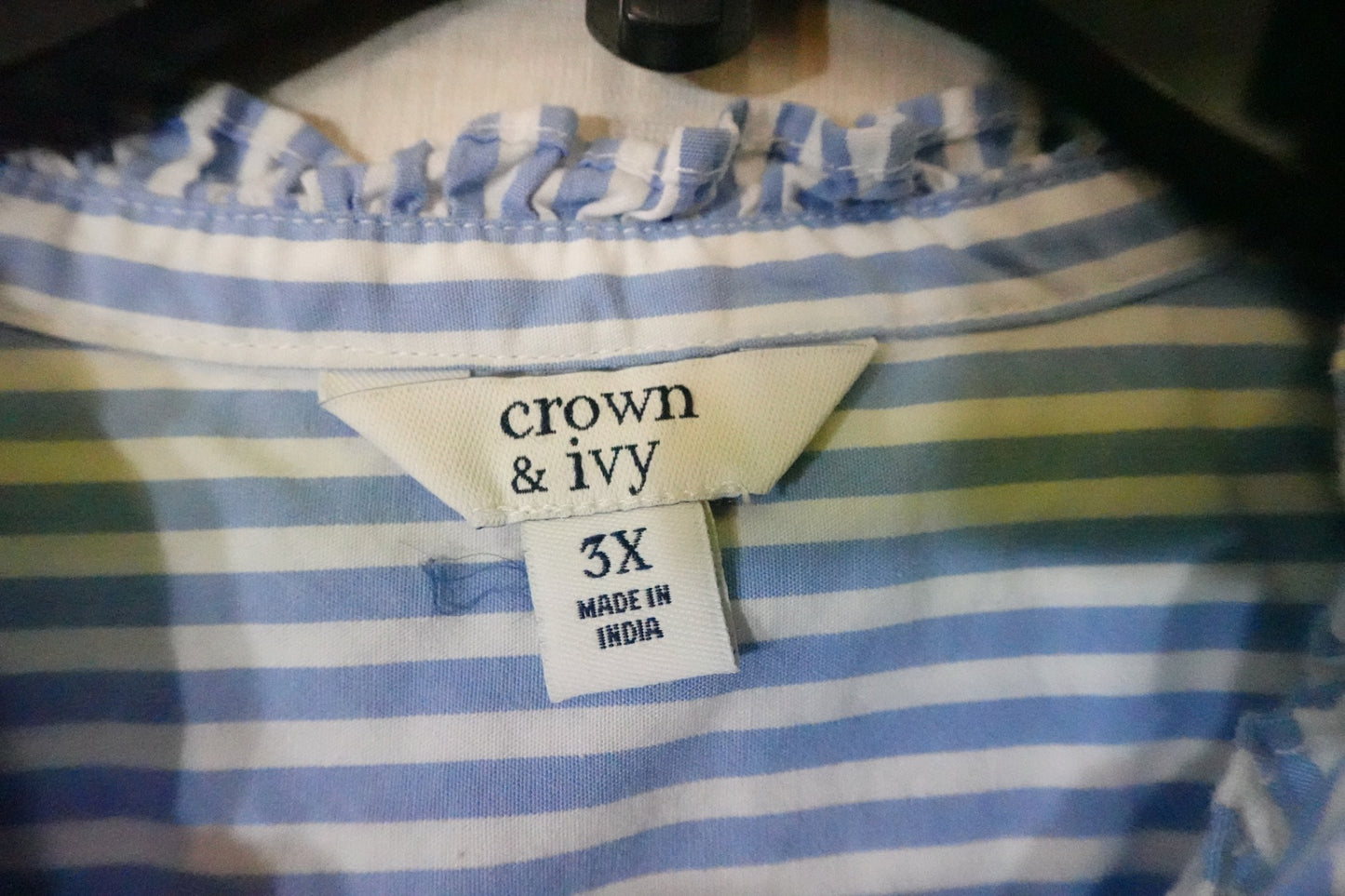 Crown & Ivy, 3/4 SLEEVE TOP, 3X