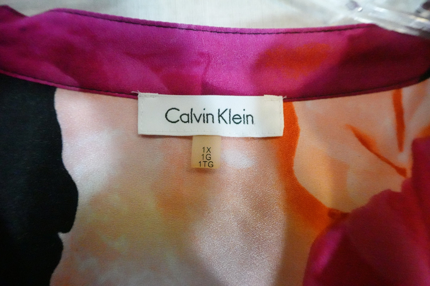 Calvin Klein, NEW- Long Sleeves Top, 1X