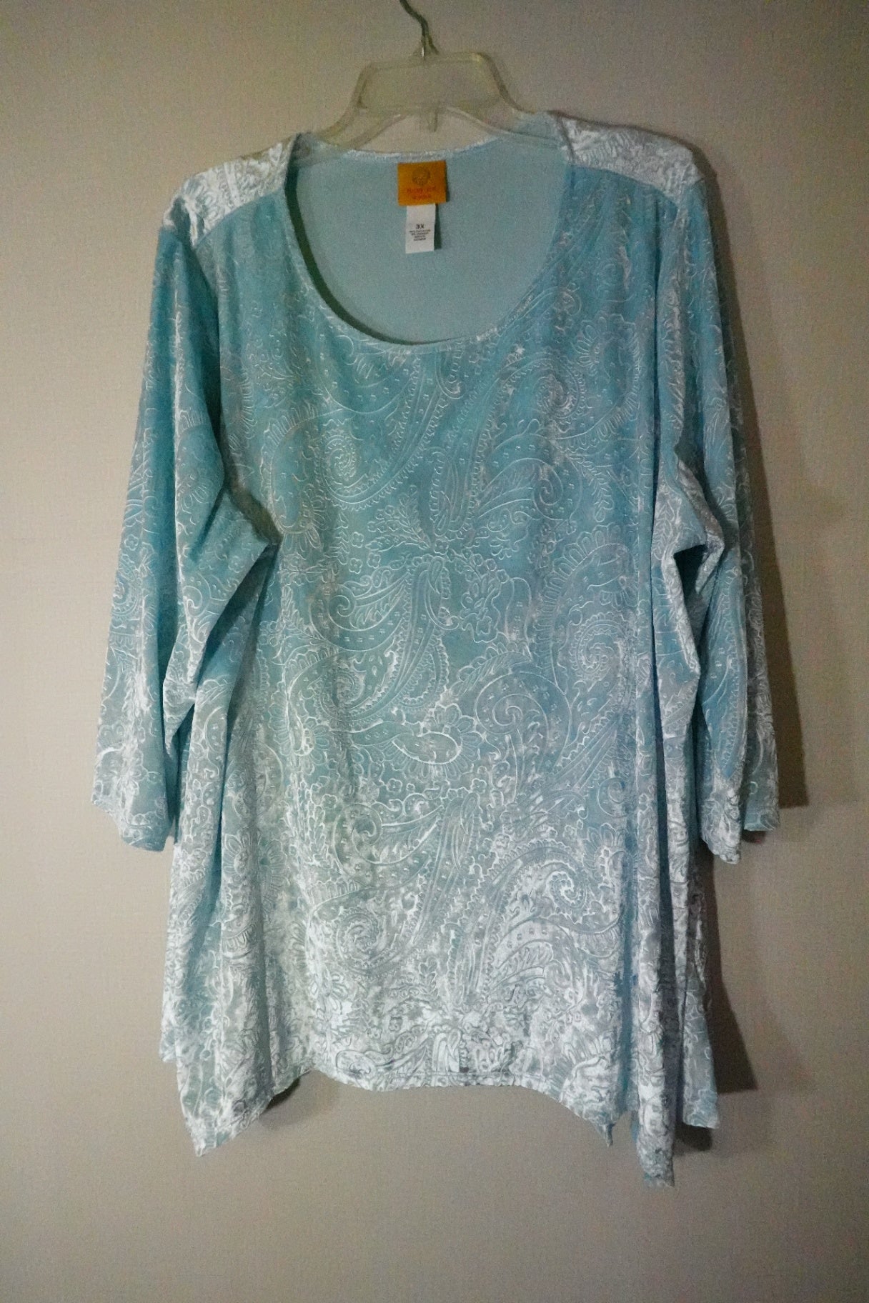 Ruby RD- Long Sleeves Top, 1X