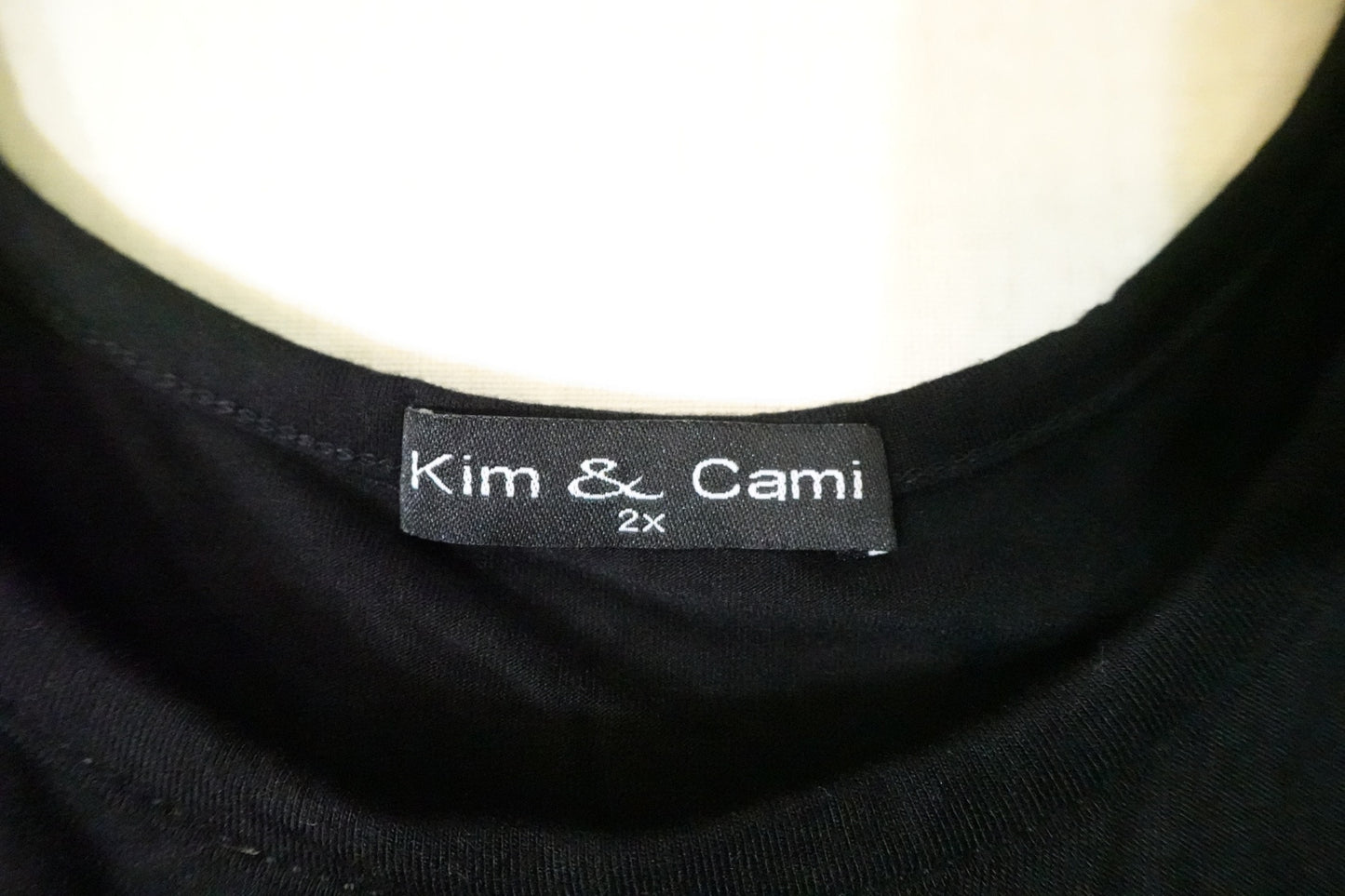 Kim & Cami, SHORT SLEEVED TOP, 2X