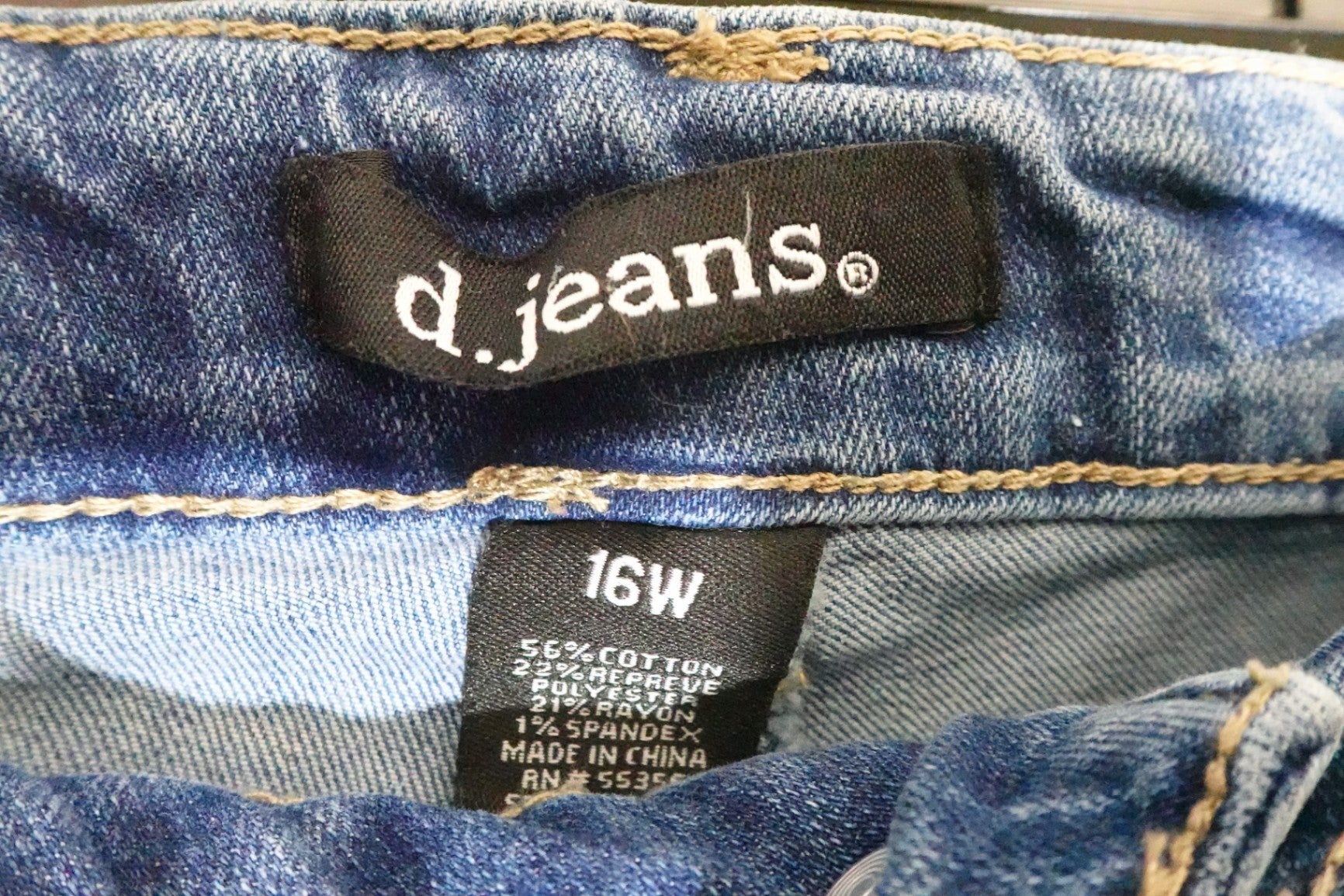 d. jeans, Jeans, 16W
