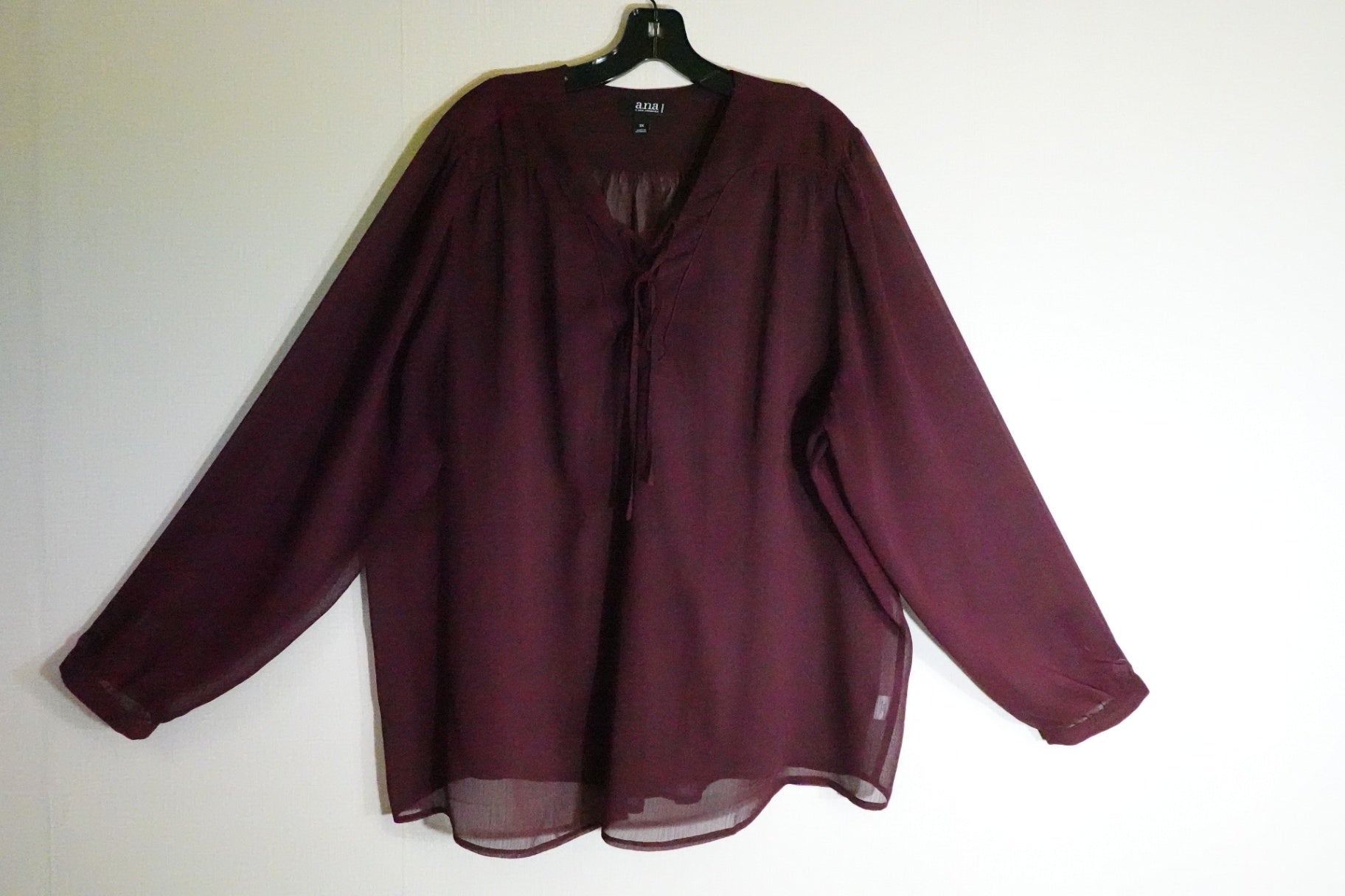 ana, Long Sleeves Top, 3X