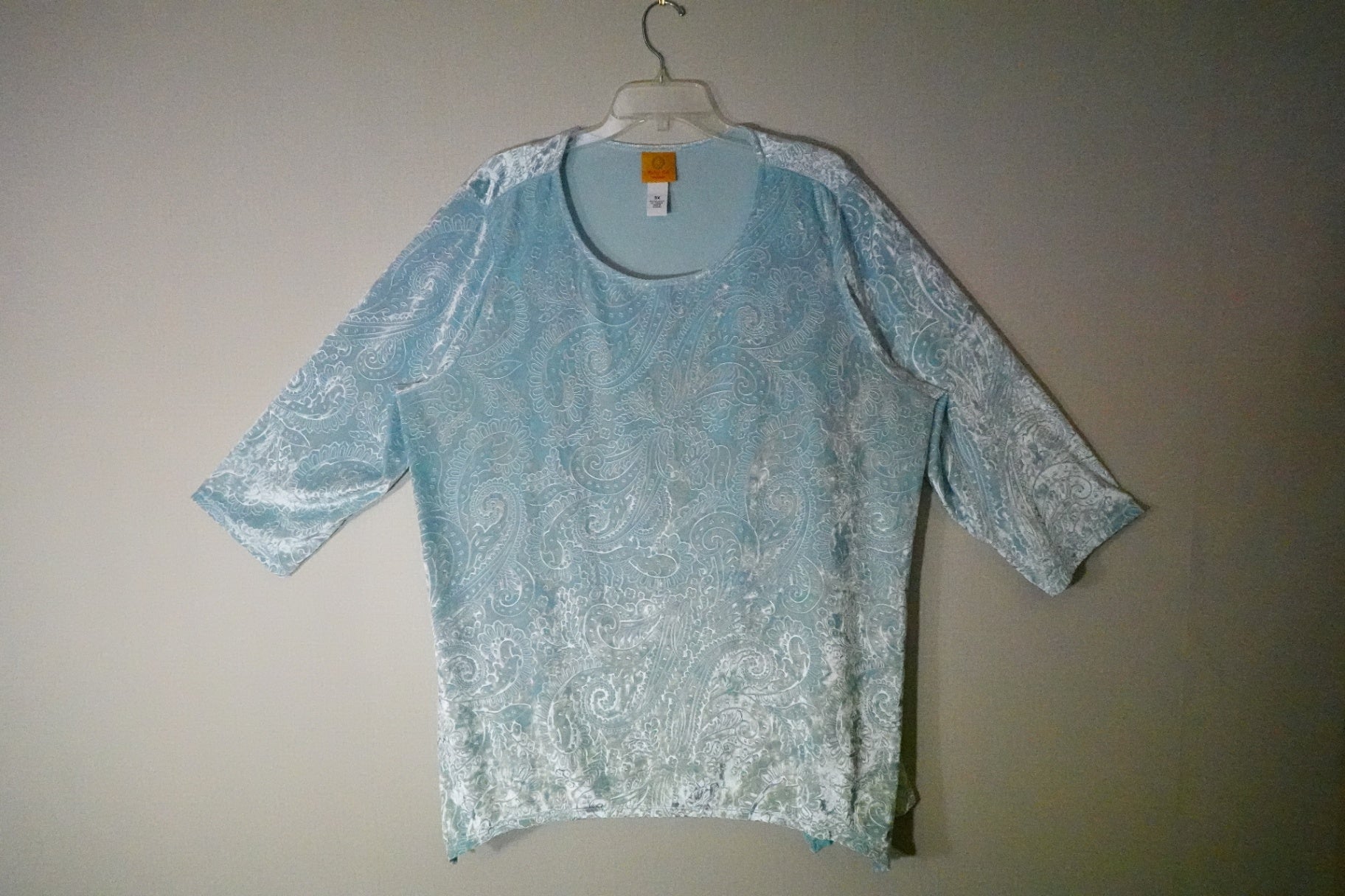 Ruby RD- Long Sleeves Top, 1X