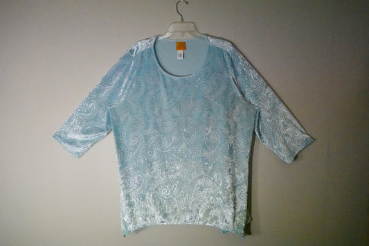 Ruby RD- Long Sleeves Top, 1X