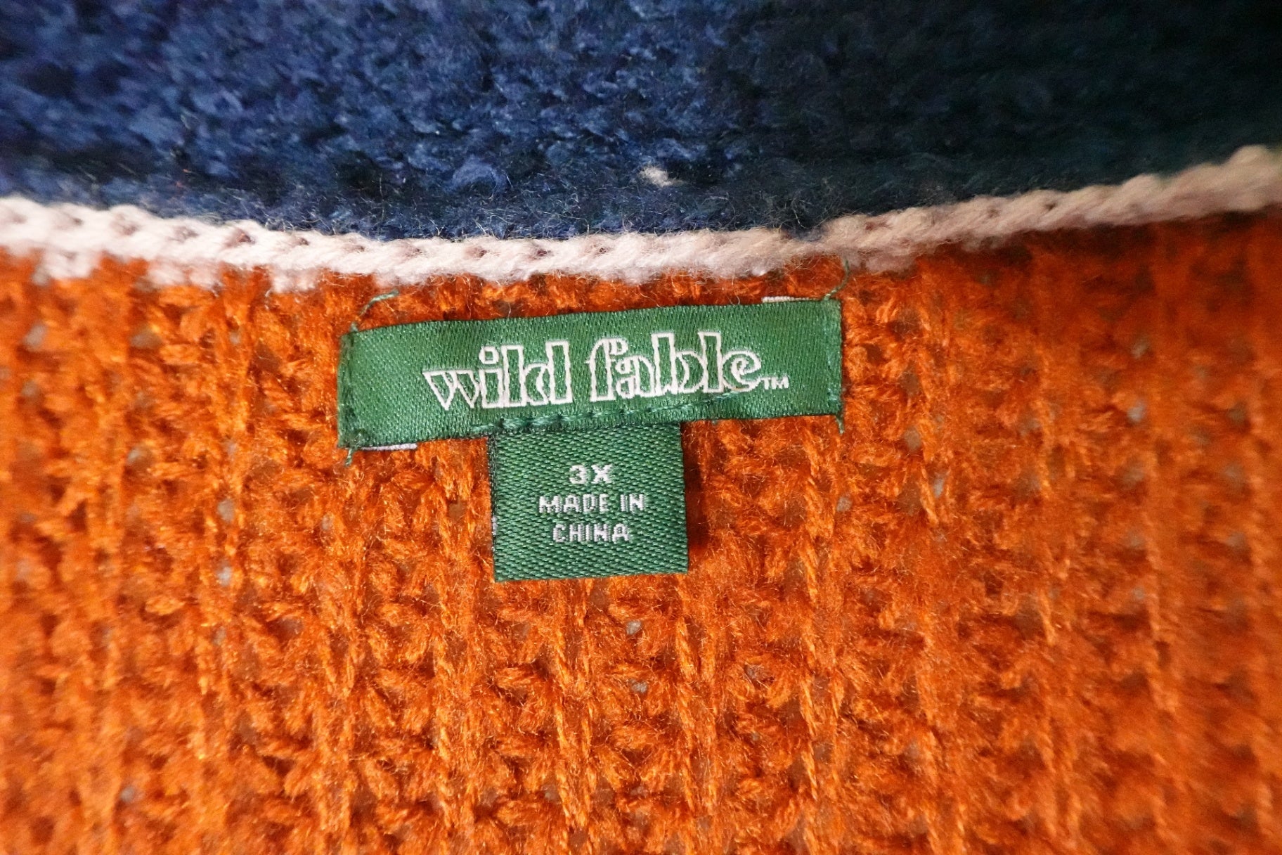 wild fable, cardigan, 3X