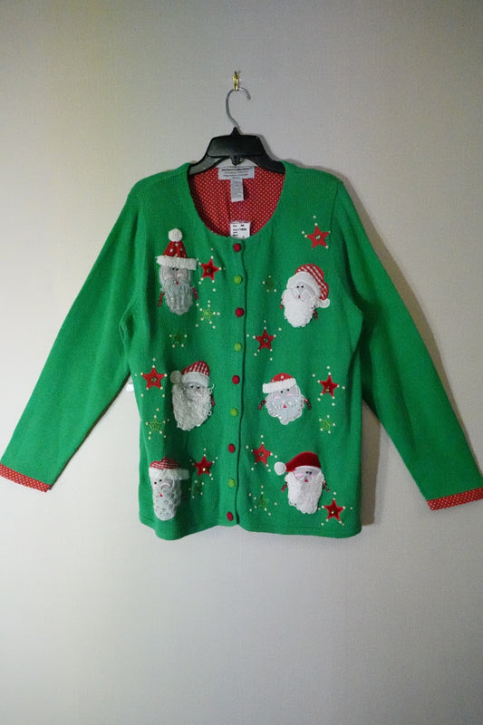 Heirloom Collectables, Santa Cardigan, 1X