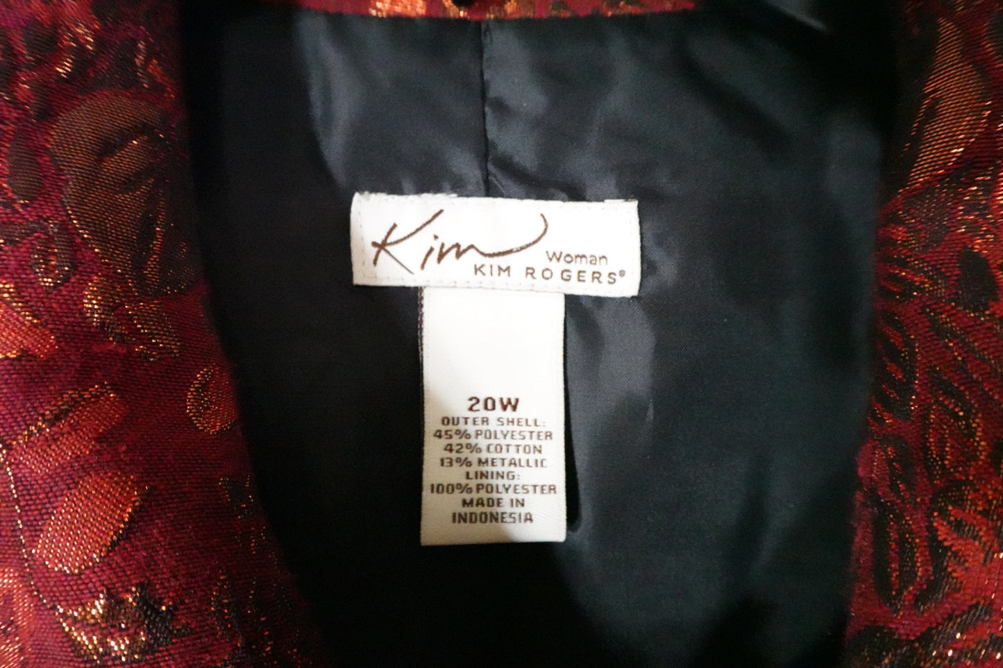 Kim Rogers, Jacket, 20