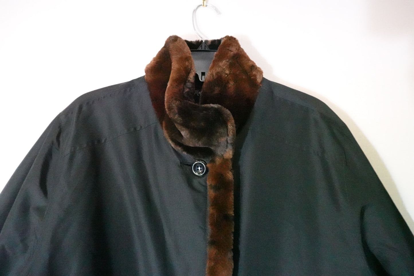 Maggie Barnes, NEW Faux Fur Reversible Coat,
