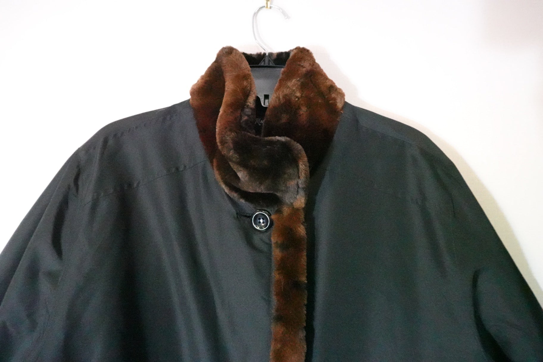 Maggie Barnes, NEW Faux Fur Reversible Coat,