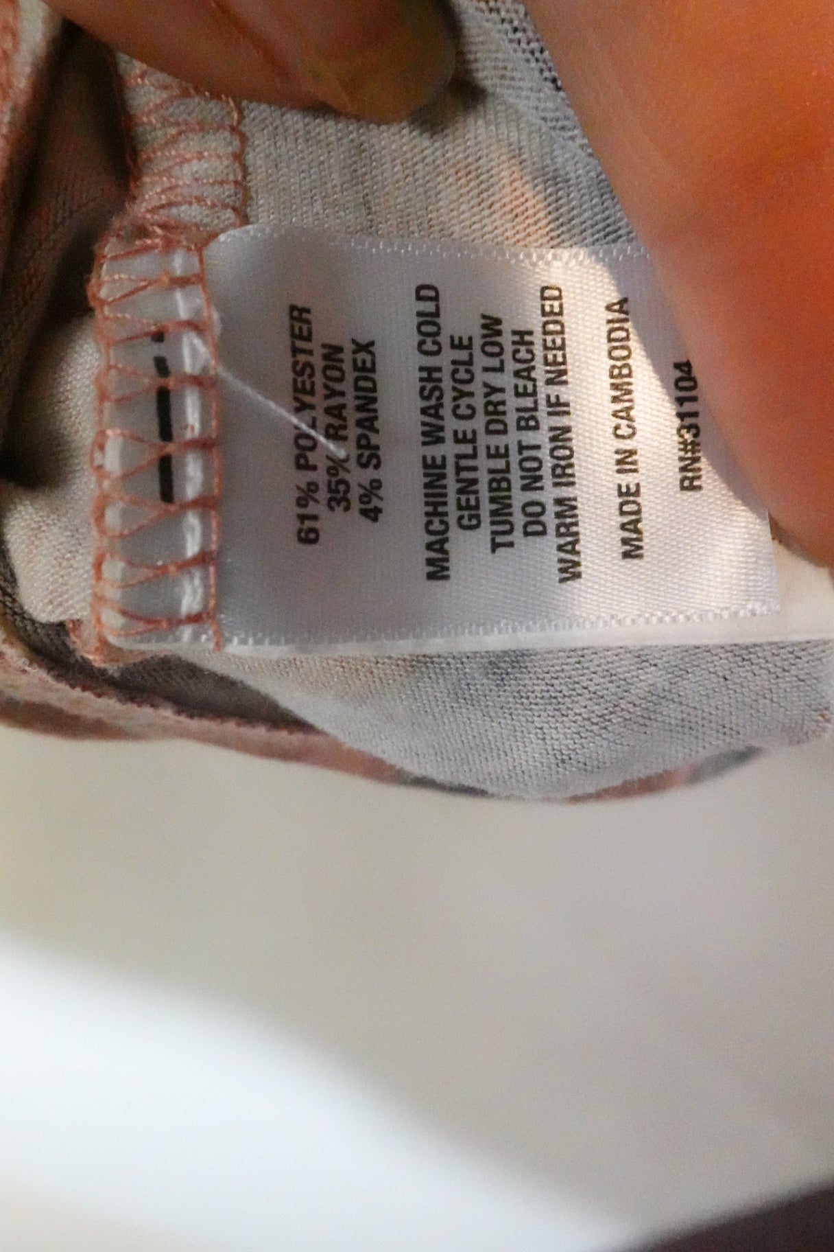 New Directions, 3/4 SLEEVE TOP, 3X