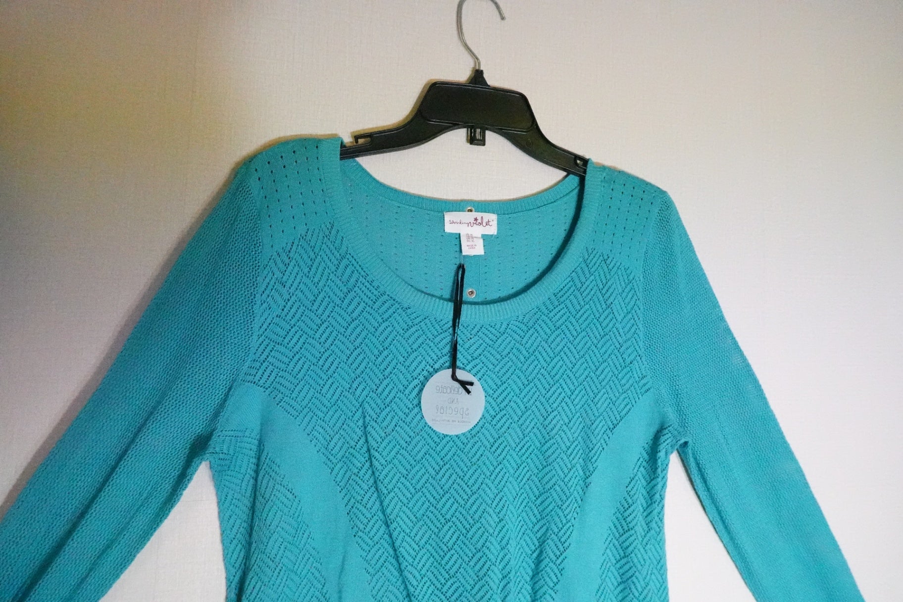 Shrinking Violet, New Sweater, XL