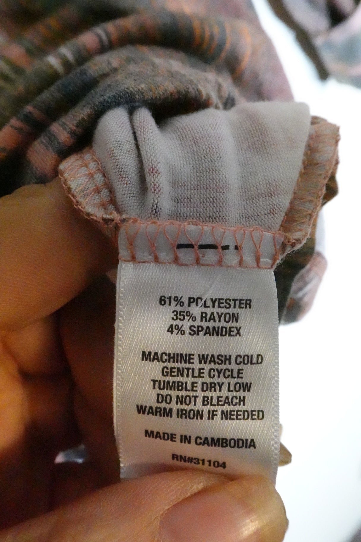 New Directions, 3/4 SLEEVE TOP, 3X