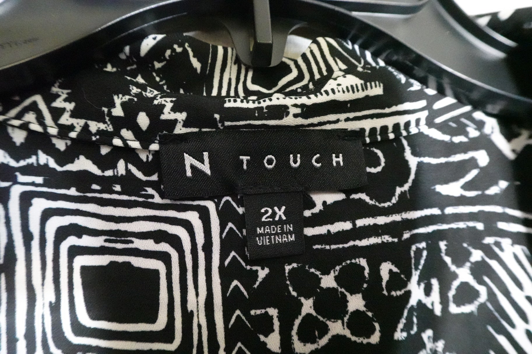N Touch, Long Sleeves Top, 2X