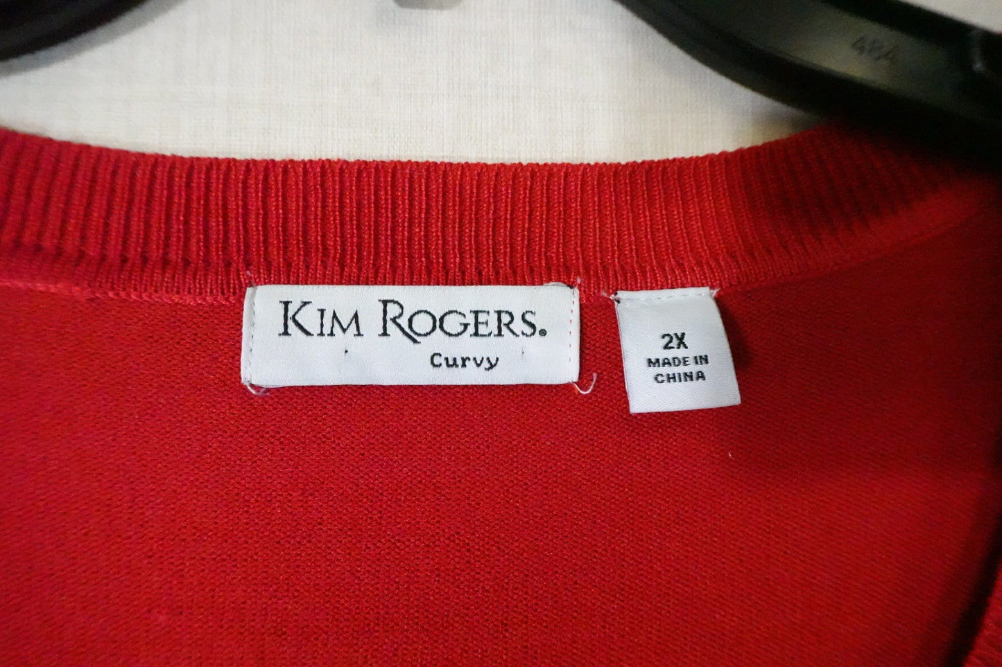 kim rogers, sweater w detatchable cowl, 2X