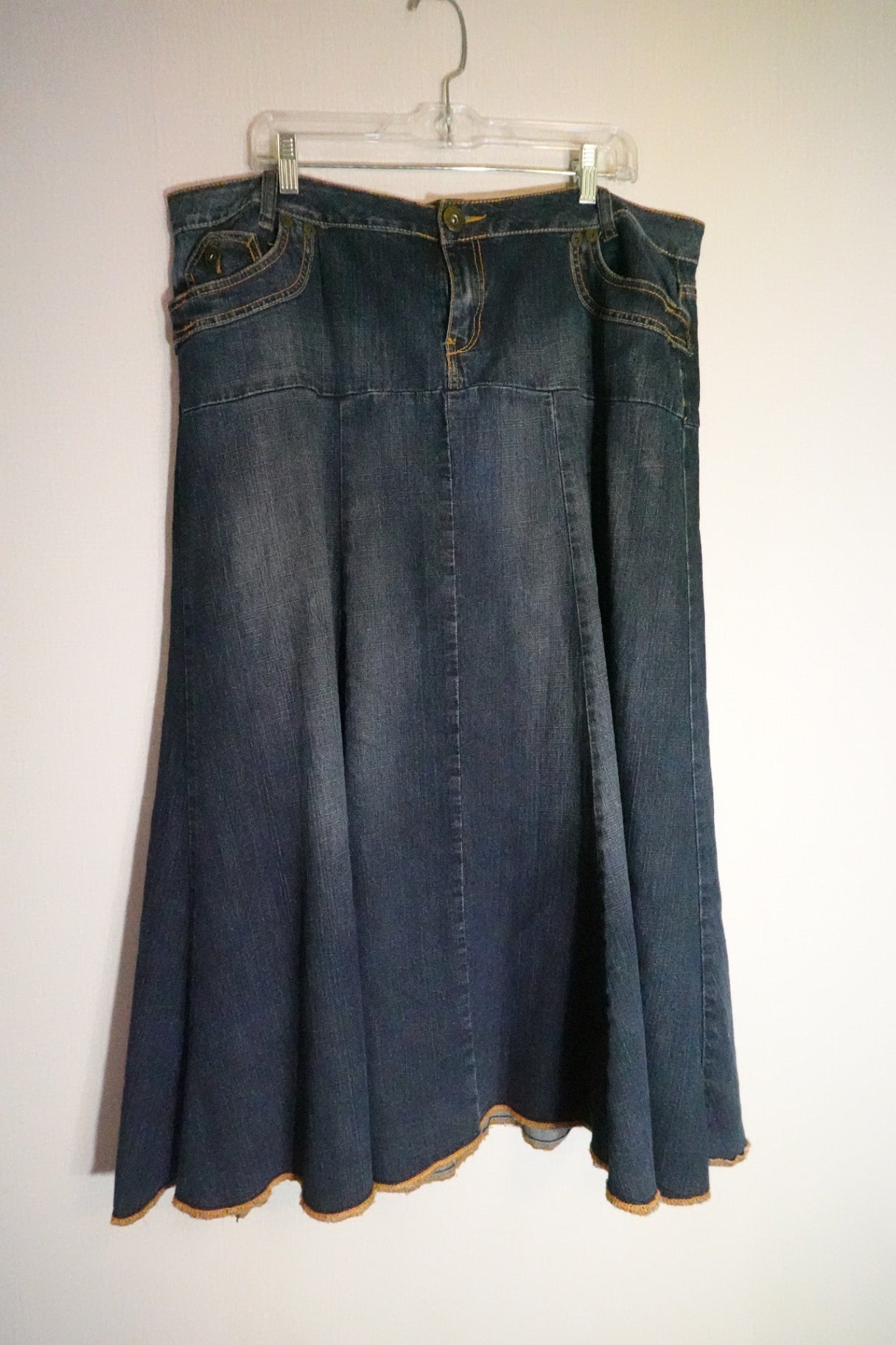 Swak Jeans, Vintage Jean Skirt, 18W