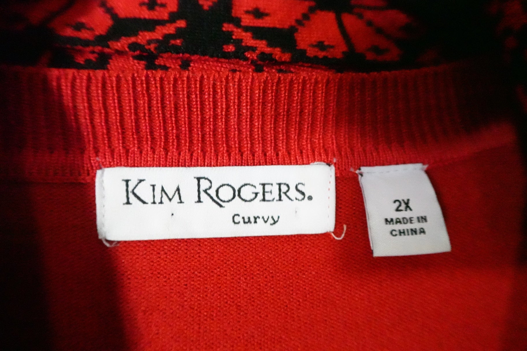 kim rogers, sweater w detatchable cowl, 2X