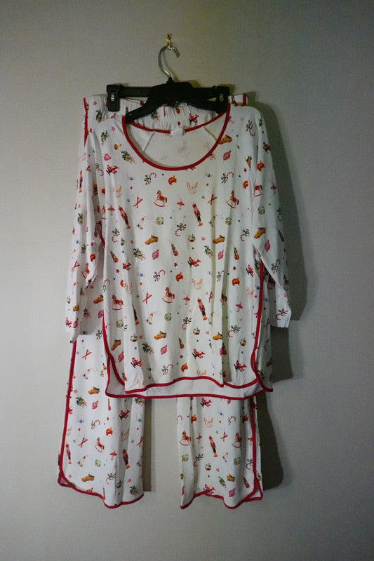 Lake, Holiday Pajamas, XL